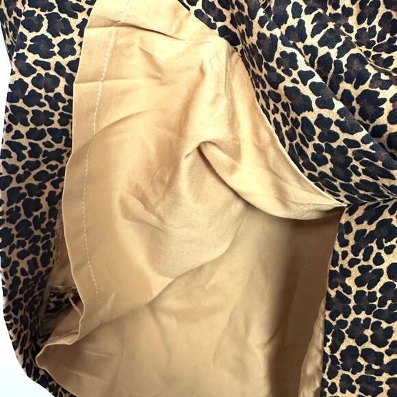 J. Crew Leopard Print Sleeveless Sheath Dress Size 4 - Picture 10 of 11